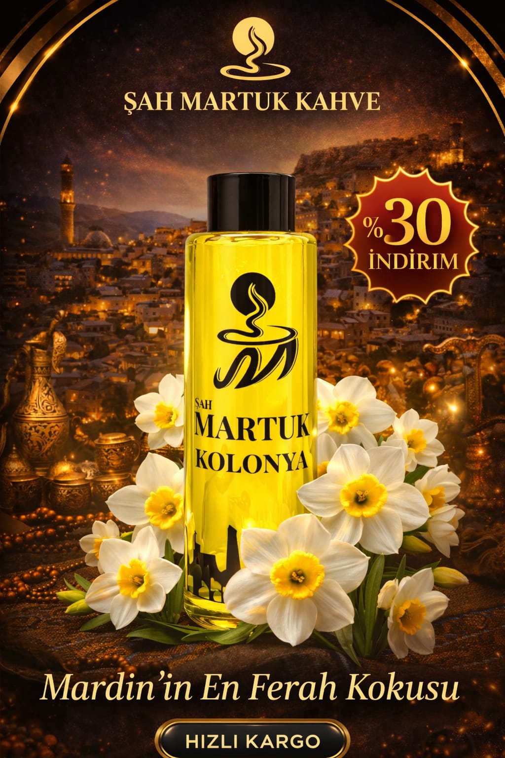 ŞAH MARTUK NERGİZ KOLANYASI 400ML