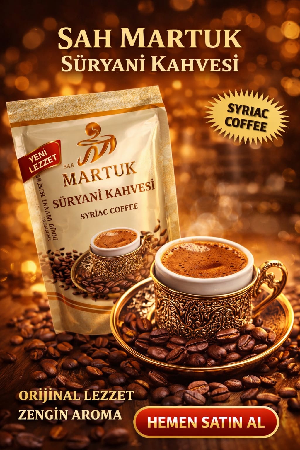 ŞAH MARTUK SÜRYANİ KAHVESİ 200GR