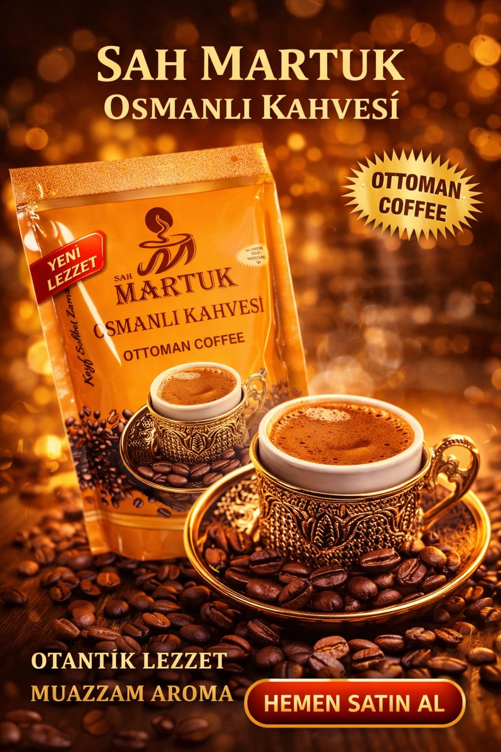 ŞAH MARTUK OSMANLI DİBEK KAHVESİ 200GR